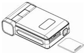 GENIUS HD54 - Insertion et retrait d'une carte SD - 1