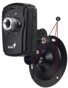 GENIUS IPCAM SECURE300R - Orifice de fixation - 1