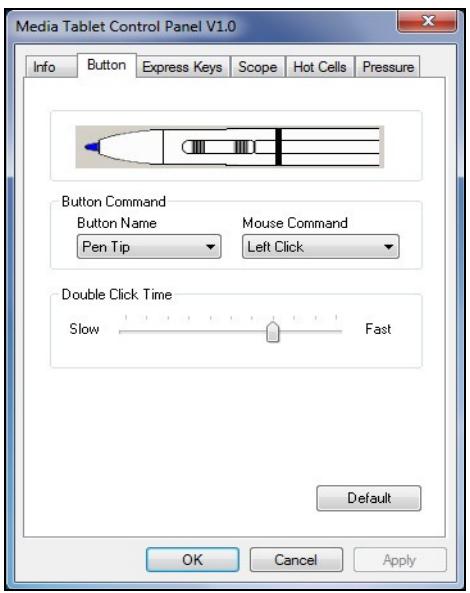 GENIUS MOUSEPEN M508W - configuration du tableau à crayon - 2