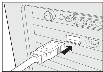 GENIUS P210 - Étape 2: connecter la caméra à voiture ordinateur - 1
