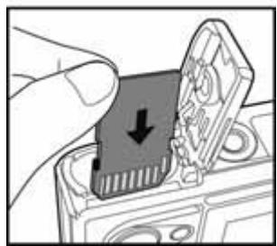 GENIUS P436 - Insertion et retrait d'une carte mémoire SD (accessoire en option) - 1