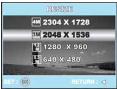 GENIUS P436 - Redimensionner une image - 2