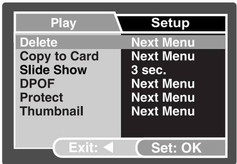 GENIUS P7533 - Menu de revisualisation - 1