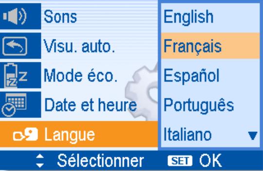 GENIUS P831 - Réglage de la langue - 1