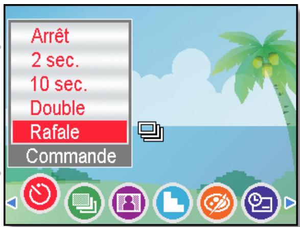GENIUS P831 - Utiliser le déclencheur à retardement et rafale - 1