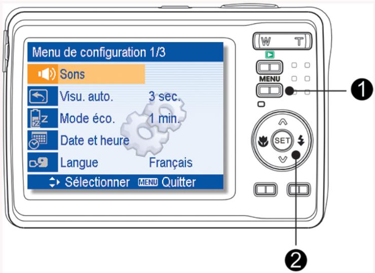 GENIUS P831 - Menu configuration - 1