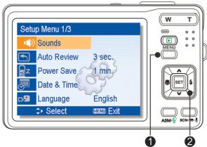 GENIUS P850 - Menu Réglage - 1