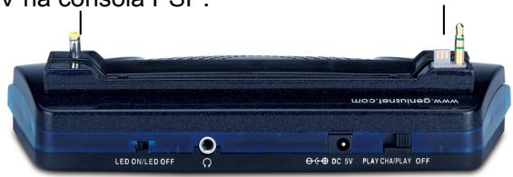 GENIUS PSP CRADLE_ - Conectar a PSP ao suporte - 1