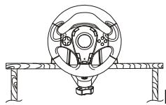 GENIUS TWIN WHEEL - Installation sur un bureau ou une table - 2