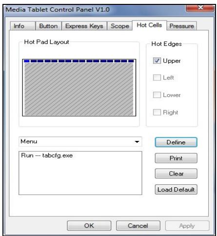 GENIUS EASYPEN M610 - Page de définition des Cellules - 1