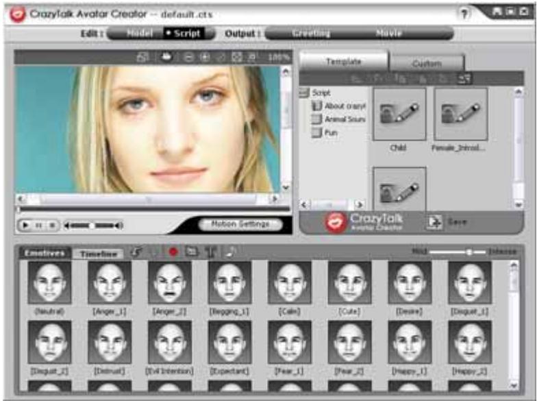 GENIUS EMESSENGER 310 - Pour commencer – Créer un scripte avec CrazyTalk Avatar Creator - 1