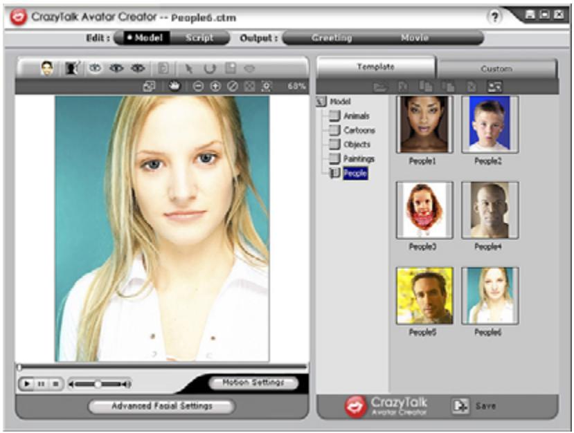 GENIUS EMESSENGER 310 - Pour commencer – Créer un modèle avec CrazyTalk Avatar - 1