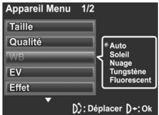 GENIUS G-SHOT DV505 - Balance des blancs - 2