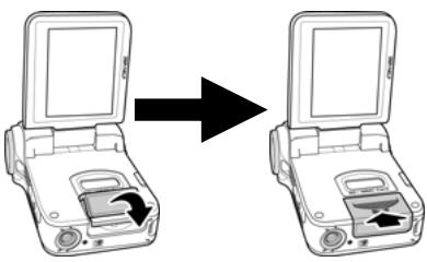 GENIUS G-SHOT DV505 - Installation d'une carte SD - 3