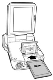 GENIUS G-SHOT DV505 - Installation d'une carte SD - 2