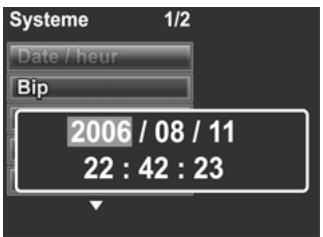 GENIUS G-SHOT DV505 - Réglage de la date et de l'heure - 2