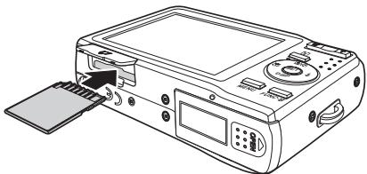 GENIUS G-SHOT V1200 - Insertion d'une carte mémoire sd/sdhc - 2