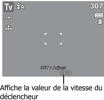 GENIUS G-SHOT V1200 - Utilisation du mode priorité à l'obturateur - 1