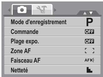 GENIUS G-SHOT V1200 - Menu d'enregistrement - 1
