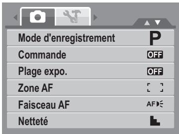 GENIUS G-SHOT V1200 - Sélectionner les options du mode d'enregistrement - 1