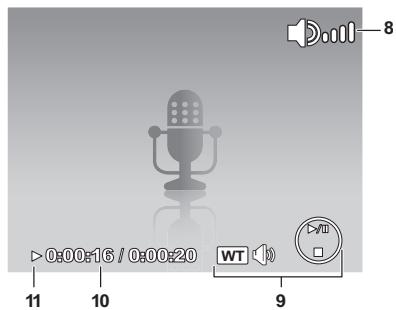 GENIUS G-SHOT V1200 - Mode de lecture des séquences audio : - 2