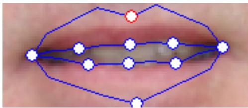 GENIUS ILOOK 1321 V2 - - Comment puis-je améliorer le mouvement pour une photo avec une bouche ouverte? - 2
