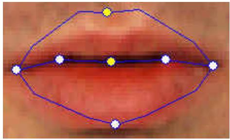 GENIUS ILOOK 1321 V2 - - Comment puis-je utiliser la fonction Bouche Fermée avec les points pour améliorer l'ajustement facial? - 3