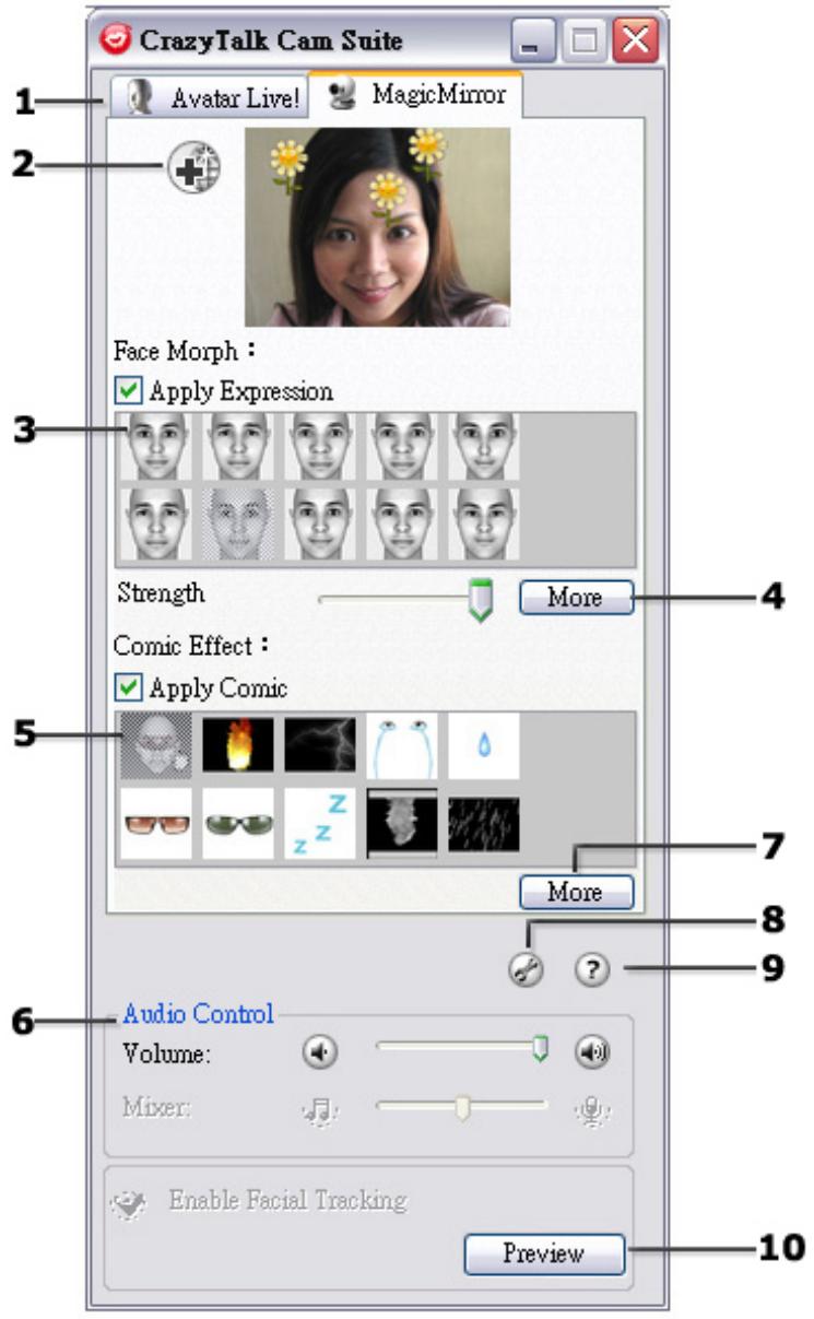 GENIUS ILOOK 1321 V2 - Interface MagicMirror: - 1