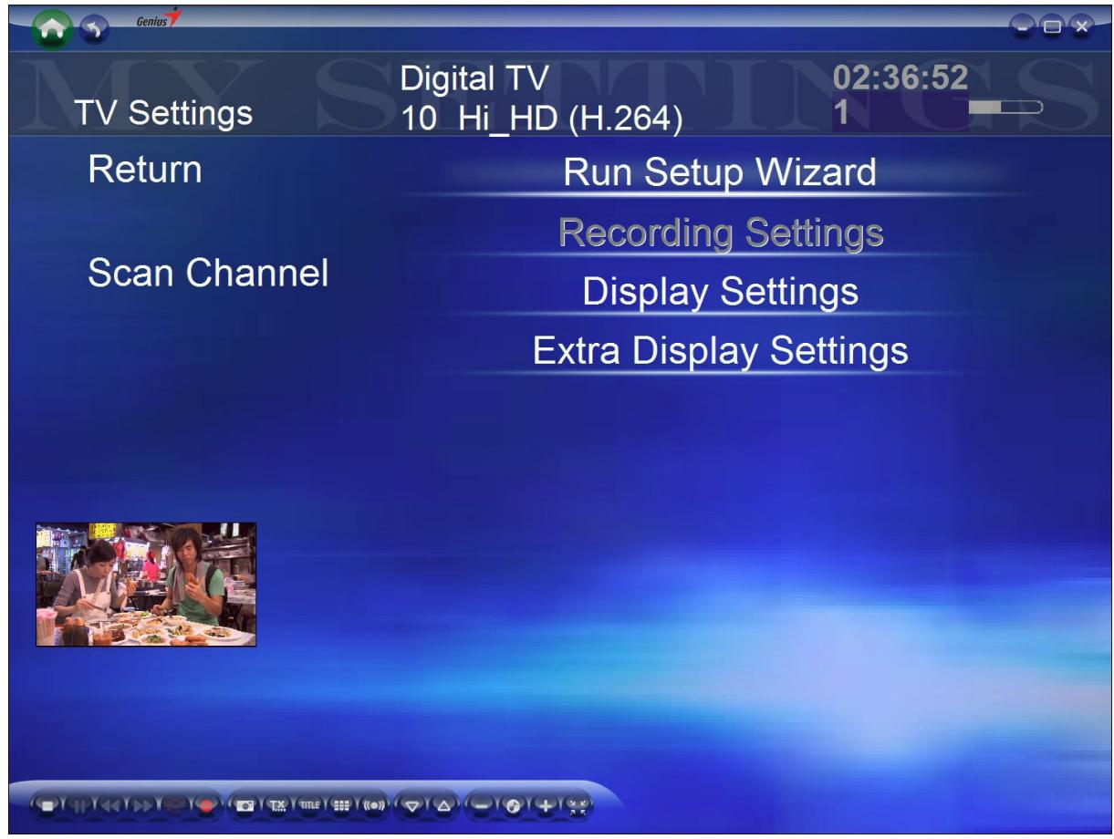 GENIUS TVGO C03 - Réglages TV - 1