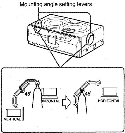 AIWA ADC-EX106 - Mounting angle setting levers - 1