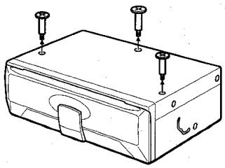 AIWA ADC-EX106 - Desmontaje de los tornillos de transporte - 1