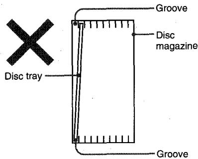 AIWA ADC-EX106 - Notes on the disc magazine - 3