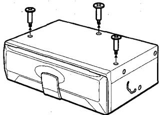 AIWA ADC-EX106 - Removing the transport screws - 1