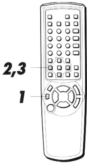 AIWA XD-DV370 - Menu OSD (affichage à l'écran) - 1