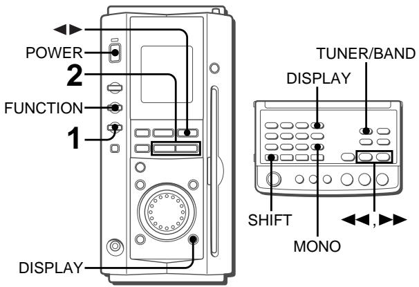 AIWA XR-MS3 - MANUAL TUNING - 1