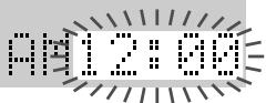 AIWA XR-MS3 - Press CLOCK while pressing SHIFT on the remote control. (You may press on the main unit or on the remote control while the power is off.) - 1