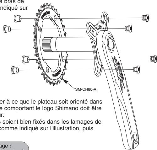 SHIMANO FC-MX71 - Pose des plateaux (SM-CR80-A) - 1