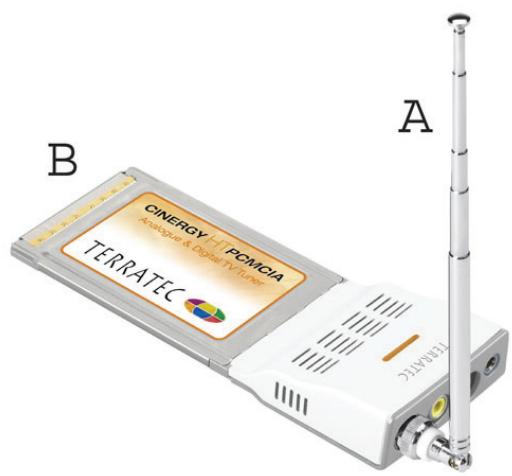 TERRATEC CINERGY HT PCMCIA MANUAL HARDWARE - Présentation rapide du matériel. - 2