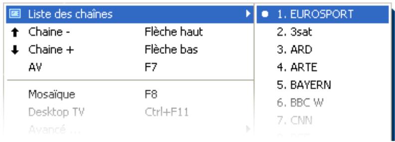 TERRATEC CINERGY200USB MANUAL - Choix de la chaîne / du signal d'entrée - 1