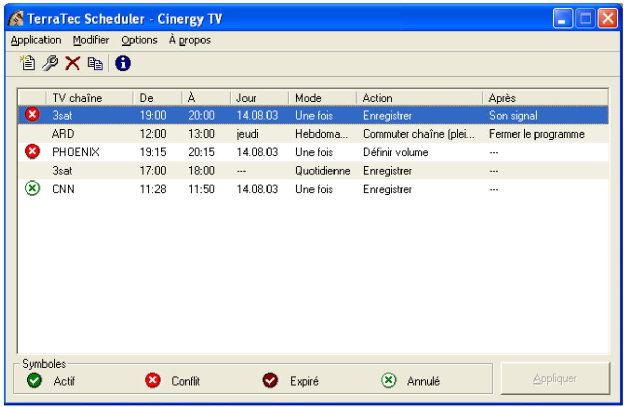 TERRATEC CINERGY250PCI MANUAL SCHEDULER - Le scheduler (planificateur). - 3