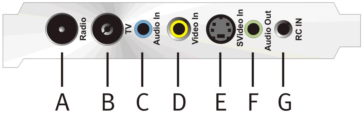 TERRATEC CINERGY400TV MANUAL HARDWARE - Aperçu des raccordements. - 1