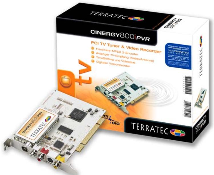 TERRATEC CINERGY800IPVR TECHNICAL DATA - Ne plus jamais rater une émission - 1