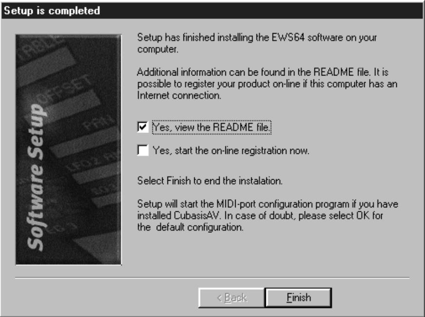 TERRATEC EWS64S - Installation des applications sous windows 95. - 6