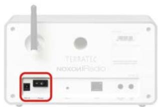 TERRATEC NOXON IRADIO - La prise pour le bloc d'alimentation secteur - 1