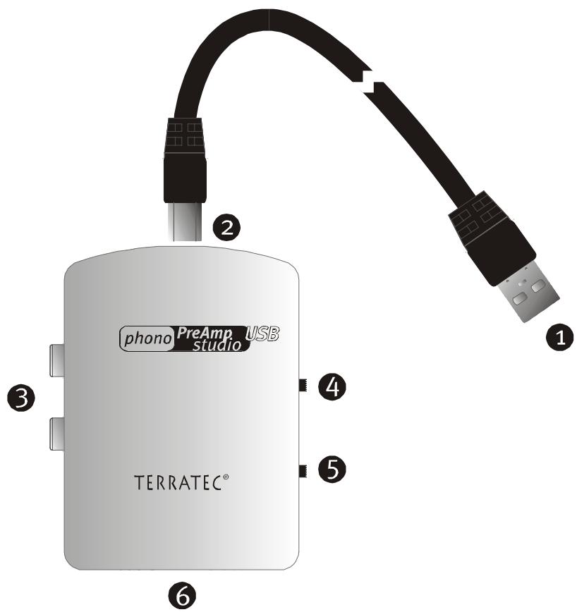 TERRATEC PHONOPREAMP STUDIOUSB - Caractéristiques techniques - 1