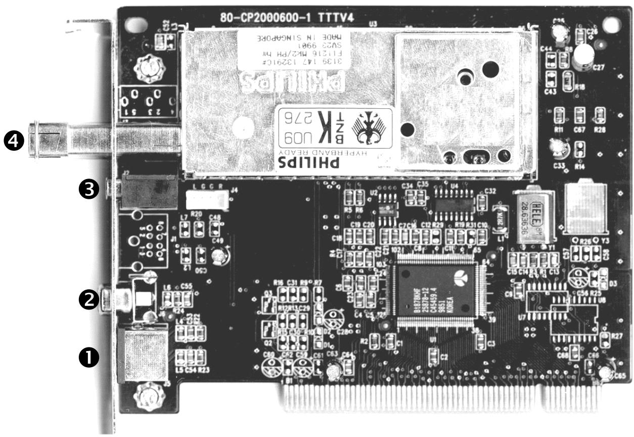TERRATEC TVALUE878 QR VXD - Vue de la carte - 1