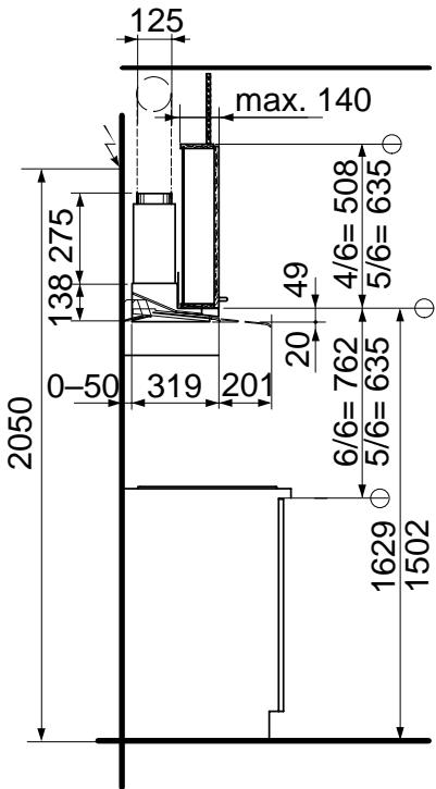 THERMA DA/60.2 - Exigences relatives à la conduite d'air d'évacuation - 3