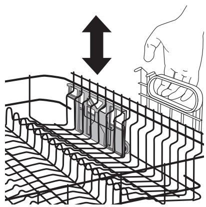 THERMA GSIB602-WE - Mise en position haute du panier supérieur: - 1