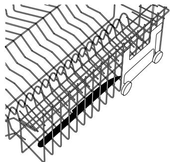 THERMA GSVB1WS - Enlevez l'element supérieur du compartment à couverts - 2