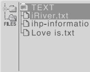 IRIVER IHP-120 - POUR CREER UN FICHIER TEXTE - 6